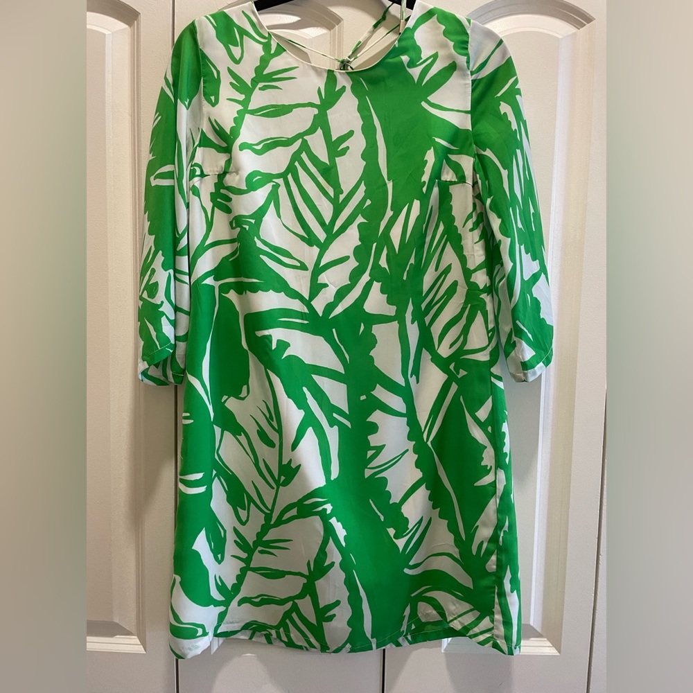 Lilly Pulitzer for Target Green and White Dress